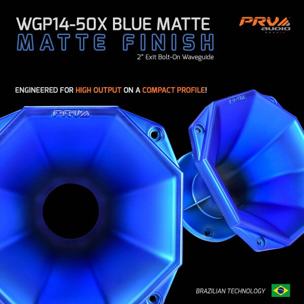 Main product image for PRV Audio WGP14-50X Blue Matte 2" 45 x 45 Waveguide294-3460